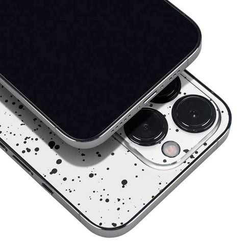 White Speckle iPhone 14 Pro Skin